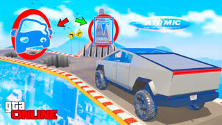 GTA 5 - ТЕБЕ ВЫПАДЕТ ВНЕДОРОЖНИК ТЕСЛА КИБЕРТРАК ИЛИ ТРОЛЛЬ ТАЧКА !? - ХОРОШИЙ/ПЛОХОЙ ЧЕКПОИНТ ГТА 5 ОНЛАЙН