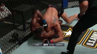 Кама Ворси нанёс первое досрочное поражение Луису Пеньи