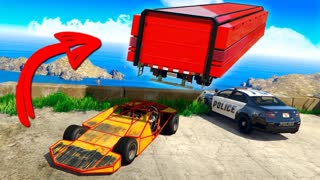 ГТА 5 ОНЛАЙН - Я ЗАПУСТИЛ ЕГО В ВОДУ ТРОЛЛИНГ! ПРАНК С МАШИНОЙ РАМПОЙ! (GTA 5 ONLINE)