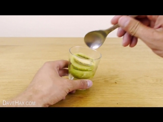 How to Peel a Kiwi or Mango