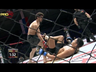 Настоящее побоище в клетке устроили Ильдемар Алькантара и Артур Алибулатова!